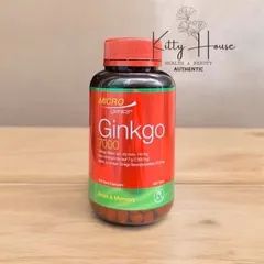 Viên Uống Bổ Não Microgenics Ginkgo 7000 - Hỗ Trợ Trí Nhớ, Tăng Cường Tuần Hoàn, Giảm Căng Thẳng - Lọ 100 Viên