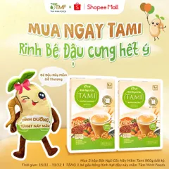 Combo 2 Hộp Bột Ngũ Cốc Nảy Mầm Tami 50 Gói - Không Đường Dinh Dưỡng Giảm Cân, Hỗ Trợ Tiêu Hóa và Phát Triển Chiều Cao
