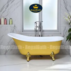 Bồn Tắm Chân Rồng Regalbath 1m5 RB-15CR - Thiết Kế Cổ Điển Sang Trọng, Chất Liệu Acrylic Cao Cấp, Phù Hợp Mọi Không Gian