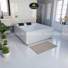 Bồn Tắm Đôi Regalbath 1m6 RB-1616BĐ - Bồn Tắm Cao Cấp Cho 2 Người Tại Nhà, Thiết Kế Hiện Đại, Spa Tại Gia, Gối Êm Ái