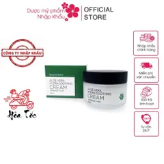 Kem Dưỡng Ẩm Trắng Sáng GoodnDoc Aloe Vera Hydra Soothing Cream - Kem Chống Lão Hóa, Tái Tạo Da, 50ml Hàn Quốc