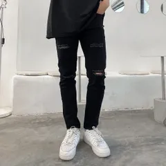 Quần Jean Đen Nam Slimfit Skinny Muối Tiêu - Chất Bò Co Giãn Cao Cấp, Dáng Ôm Thời Trang, VNXK Pon.mens
