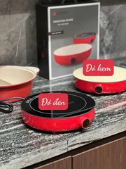 Bếp Từ Đơn 2LOCK 28cm 2000W - Mặt Kính Ceramic, 9 Mức Nhiệt, Hẹn Giờ & Khóa Trẻ Em - Nhiều Màu Sắc Sáng Tạo