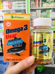 Viên uống Omega 3 USAR - Hỗ trợ mắt và tim mạch, giảm cholesterol, thực phẩm bảo vệ sức khỏe