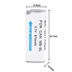 Pin Máy Ảnh Canon NB-9L (NB9L) Dùng Cho ELPH 510 520 530 HS IXUS 1000 1100 500 - Pin Lithium Chất Lượng Cao, Tuổi Thọ Lâu Dài