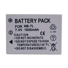 Pin máy ảnh Canon NB-7L Lithium - Tương thích Powershot G10, G11, G12, SX30IS, PC1305 - Chất lượng cao và bền lâu