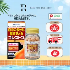 Viên uống giảm mỡ trong máu Hisamitsu Nhật Bản - Hỗ trợ tim mạch, giảm cholesterol hiệu quả, sản phẩm nội địa chất lượng cao.