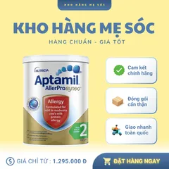 Sữa Aptamil AllerPro số 2 900g - Giải pháp cho bé dị ứng đạm sữa bò (6-12 tháng) - Tăng cường miễn dịch và hỗ trợ tiêu hóa