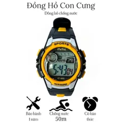 Đồng Hồ Chống Nước ITAITEK IT-635 - Đồng Hồ Điện Tử Cho Bé Hàng Chính Hãng, Chống Nước 50m, Báo Thức, Dây Nhựa Cao Cấp