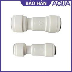 Van Một Chiều 6mm 10mm AQUAPHOR - Nối Nhanh Cho Máy Lọc Nước, Bảo Vệ Nguồn Nước Tinh Khiết, Chất Liệu Nhựa An Toàn