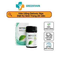 Viên Uống Detoxic Nga Chính Hãng Diệt Ký Sinh Trùng Hôi Miệng 20 viên