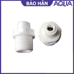Nối Thẳng Ren Ngoài 21 Ra Dây 6mm - Nối Nhanh Tiện Lợi Cho Hệ Thống Lọc Nước RO
