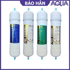 Lõi Lọc Nước Đúc Hàn Quốc 11 Inch - Bộ Lõi Nguyên Khối Sediment, Pre Carbon, Post Carbon & UF - Chất Lượng Cao, Bộ Sản Phẩm Nhập Khẩu