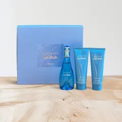 Set nước hoa nữ Davidoff Cool water EDT gồm nước hoa 100ml + sữa tắm 75ml + body lotion 75ml