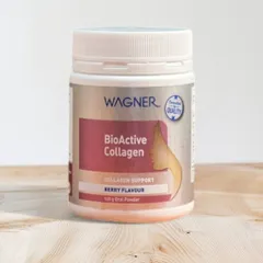Bột bổ sung collagen Wagner Bioactivecollagen berry flavor 120g hàng Úc