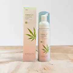 Sữa rửa mặt chiết xuất từ hạt cây gai dầu Andalou Naturals Cannacell Cleansing Foam 163ml