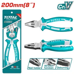 Kìm Răng 8 Inch Thép Cr-V TOTAL THT210806 - Dụng Cụ Tiện Ích Chất Lượng Cao và Độ Bền Tối Ưu