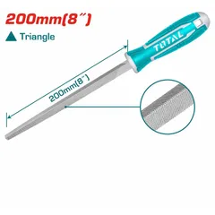 Giũa Sắt Tam Giác TOTAL THT91486 - Dụng Cụ Tiện Ích Chất Lượng Cao, Bảo Hành Chính Hãng 200mm