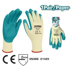 Găng tay cao su TOTAL TSP13101 - Bảo hộ lao động an toàn, không dị ứng, bền và thân thiện với môi trường