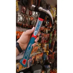 Búa Nhổ Đinh Total THCH61016 450g - Thiết Kế Ergonomics, Thép Cao Cấp, Nhổ Đinh Dễ Dàng, Bền Bỉ và Tiện Lợi Cho Xây Dựng
