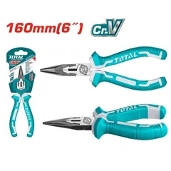 Kìm Mũi Nhọn Mỏ Dài 6 Inch Thép Cr-V TOTAL THT220606 - Dụng Cụ Tiện Ích Chất Lượng Cao, Xuất Xứ Trung Quốc