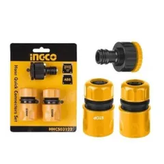 Bộ 3 đầu nối nhanh ống 1/2 inch INGCO HHCS03122 - Dụng cụ tiện ích chất lượng cao, bền đẹp, sản xuất tại Trung Quốc