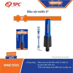 Vòi Xịt Tưới Cây 5 Inch WNE1E05 - Đầu Phun 3 Chiều Điều Chỉnh, Chất Liệu Nhựa ABS Bền Bỉ, Dụng Cụ Tiện Ích Làm Vườn