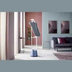 Bàn là hơi nước đứng Philips GC625/29 - 2200W, Công nghệ Làm nóng Kép, Đầu ủi Optimal Temp, Hơi phun Tăng cường 90g/ph, Chất lượng Đảm bảo
