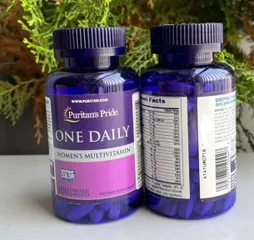 Viên uống Vitamin tổng hợp cho phụ nữ One Daily Puritan’s Pride 100 viên - Bổ sung Vitamin và khoáng chất thiết yếu hàng ngày