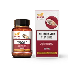 Viên Tinh Chất Hàu New Zealand NUTRI OYSTER PLUS ZINC 60 Viên - Hỗ Trợ Cải Thiện Sức Khỏe & Sinh Lý Nam Giới 100% Tinh Chất Hàu