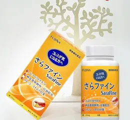 Viên Uống Giảm Mỡ Máu Sarafine Nhật Bản - Hỗ Trợ Cholesterol, Xơ Vữa Động Mạch - 80 Viên Hộp, Tăng Cường Chuyển Hóa Chất Béo