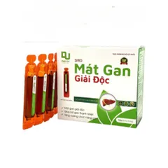 Siro Mát Gan Giải Độc Gan Đại Uy - Tăng Cường Chức Năng Gan, Giảm Mẩn Ngứa, Rôm Sảy - Hộp 20 ống Chuyên Dụng cho Trẻ Em và Người Lớn