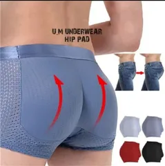 Quần Độn Mông Nam Boxer - Tăng Cường Phong Cách & Quyến Rũ, Độn Mông Tự Nhiên Không Dấu Vết, Thoải Mái Suốt Ngày