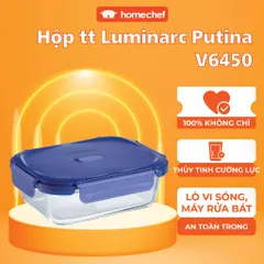 Hộp Đựng Thực Phẩm Thủy Tinh Luminarc Purebox Putina 800ml - An Toàn Sử Dụng Trong Lò Vi Sóng và Máy Rửa Bát