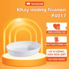 Khay Nướng Thủy Tinh Chịu Nhiệt Luminarc 22x16cm - An Toàn Lò Nướng, Lò Vi Sóng, Chất Liệu Cao Cấp, Dễ Vệ Sinh, Sang Trọng