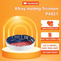 Khay Nướng Thủy Tinh Luminarc Smart Cuisine Trianon 26cm - Chịu Nhiệt Tốt, Dùng Lò Nướng, Lò Vi Sóng, An Toàn Cho Sức Khỏe