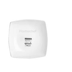 Đĩa thủy tinh Luminarc Quadrato 20cm - An toàn vi sóng & máy rửa bát - Sản xuất Pháp, chất liệu không chì, chống xước, thiết kế hiện đại