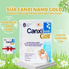 Sữa Bột CanXi Nano Gold 400G - Bổ Sung Canxi, Hỗ Trợ Xương Khớp Chắc Khỏe, Tăng Cường Sức Khỏe Người Lớn Tuổi