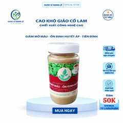 Cao Khô Giảo Cổ Lam Risopharma - Hỗ Trợ Giảm Mỡ Máu & Ổn Định Huyết Áp Từ Thiên Nhiên, Giải Pháp Cho Tim Mạch Khỏe Mạnh
