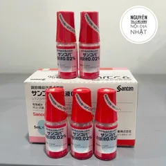 Nhỏ mắt cận Sancoba 0.02% 5ml - Giúp bảo vệ và làm dịu mắt, ngăn ngừa tình trạng khô mắt, thích hợp cho người làm việc lâu trên máy tính.