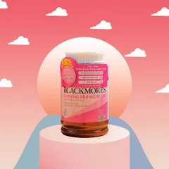 Viên uống tinh dầu hoa anh thảo Blackmores Evening Primrose Oil 190 viên - Hỗ trợ cân bằng nội tiết tố, sức khỏe làn da, chống oxy hóa