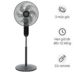 Quạt Đứng Philips Cao Cấp CX1520/01 50W - Điều Khiển Cảm Ứng, Remote, Ngăn Chứa Tinh Dầu Thơm, Thư Giãn Như Spa