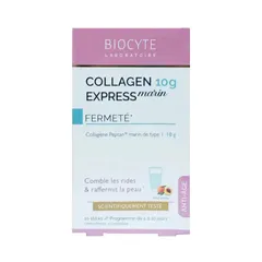 Bột Uống Collagen Làm Đẹp Da Collagen Express (Marin) - Biocyte Hộp 10 Gói - Dưỡng Da Căng Mướt, Tăng Độ Ẩm, Giảm Nếp Nhăn