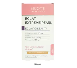 Viên uống giảm nám và làm trắng da BOC Éclat Extrême Pearl 40 viên - Thực phẩm bổ sung vitamin cho làn da rạng rỡ, Biocyte