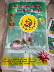 Trà Thanh Nhiệt Thái Bình - Giúp Giải Độc, Mát Huyết, Tốt Cho Người Cao Huyết Áp - Gói 100 Gói