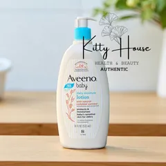 Kem Dưỡng Ẩm Yến Mạch Aveeno Baby Daily Lotion 532ml - Dưỡng Da Trẻ Em Tự Nhiên, Không Hương Liệu, An Toàn Cho Da Nhạy Cảm