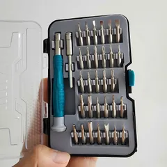 Bộ Tô Vít Sửa Điện Thoại 32 Chi Tiết Total THT250PS0321 - Đầu Vít Đa Dạng, Thép S2 Bền Chắc, Hộp Nhựa Gọn Gàng