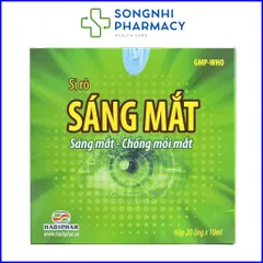 Siro Bổ Mắt Hadiphar 20 ống 10ml - Hỗ Trợ Giảm Mờ Mắt, Nhức Mỏi Mắt, Tăng Cường Thị Lực - Hàng Việt Nam