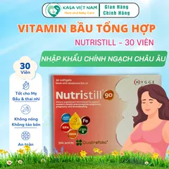 Viên uống Vitamin tổng hợp Nutristill 90 cho Mẹ bầu & sau sinh - Hỗ trợ sức khỏe mẹ và phát triển thai nhi.