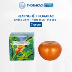 Kem Nghệ Thorakao 7g - Sữa Dưỡng Thể Trắng Da Chiết Xuất Nghệ Tự Nhiên, Làm Sáng Da, Mờ Thâm, Dưỡng Ẩm, Giúp Da Mịn Màng
